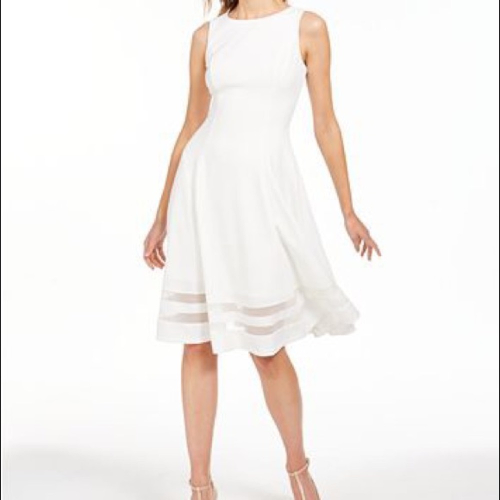 Calvin Klein White Dress